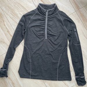 Dark gray workout jacket